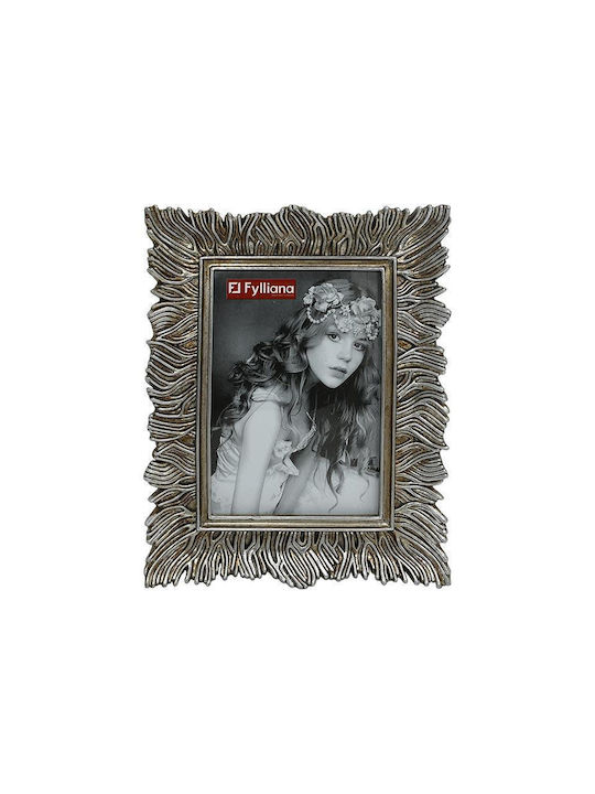 Fylliana Fl21595 Kunststoff Fotorahmen mit Silb...