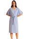 Harmony Winter Women's Robe blue