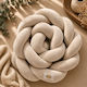 Baby Star Crib Bumpers Braided Inside Mocha 19x200cm