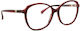 Max Mara Plastic Eyeglass Frame Red MM 5052 071