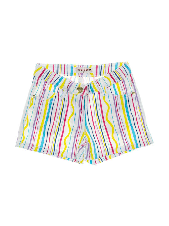 Παιδικό Σορτς/Βερμούδα Τζιν Colorful Stripes
