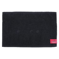 Longoni Handtuch 40 x 25 cm Total Schwarz