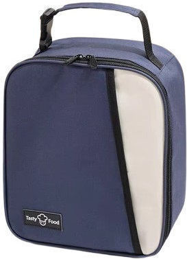 Sugar Love Diagonal Cyan Kids' Lunch Bag Insulated Handbag Blue 22x12x26.5cm