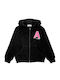 Kids Sweatshirt Cardigan Black