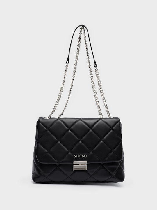 Nolah Angelina Women's Bag Shoulder Black/Silver