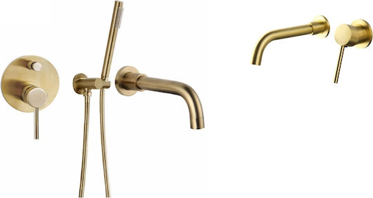 Set Bathroom Faucet Sink Faucet Blackswan Type M69 Matte Gold Finish Size 20 Cm Set Bathroom Faucet Sink Faucet Blackswan Type M69 Matte Gold Finish Size 20 Cm