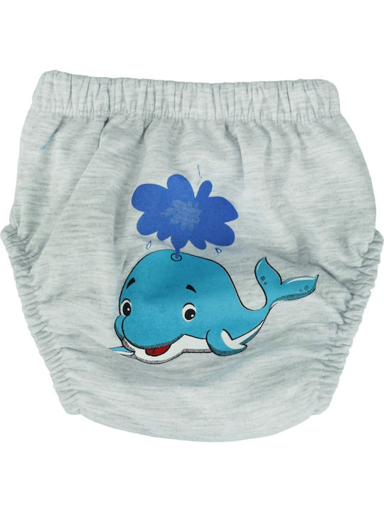 Poopes Wale Kinder-Slip Gray