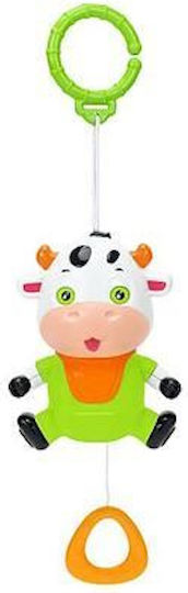 Globo Pendant Toy for Crib and Stroller with Music Cow for 0++ Months