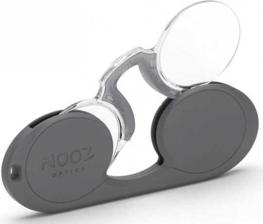 Nooz Reading Glasses +2.50 Pocket in Gray color