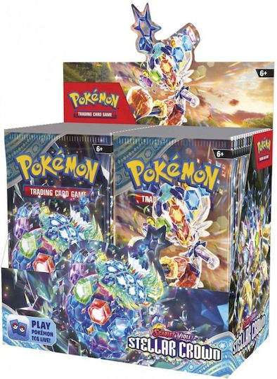 Pokemon Stellar Crown Booster Pack Scarlet & Violet Stellar Crown 36 Booster Display Box Sealed (EN)