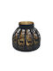 Fylliana Fl14042 Laterne Metallisch Schwarz 20x18x18cm 1Stück