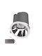 Elmark Round Metallic Recessed Spot with Integrated LED and Warm White Light Honey 1pcs