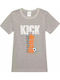 Minerva Kick Kinder-Unterhemd Kurzärmelig Gray