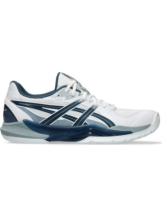 ASICS Powerbreak Ff Bărbați Pantofi sport Volei White / Grey / Dark Blue