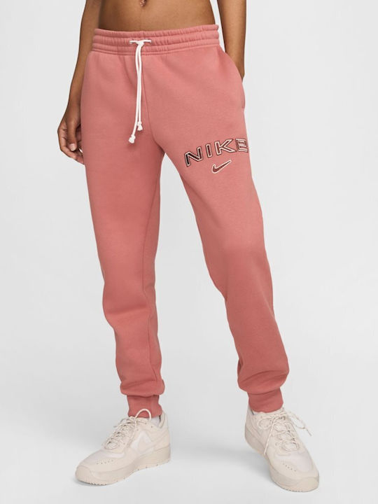 Nike Phoenix Sweatpants Jogger Red