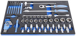 Unior Tool Tray with 60 Tools