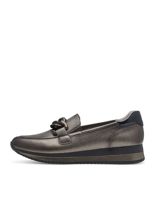 Women's Moccasins in Silver Color