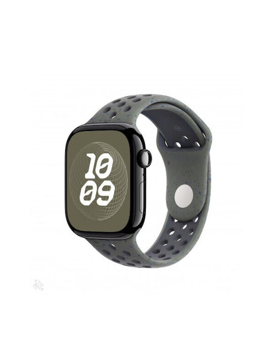 Curea Sport cu Orificii Compatibilă cu Apple Watch 46 mm Seria 10 Apple Watch SE 44 mm Khaki Cargo