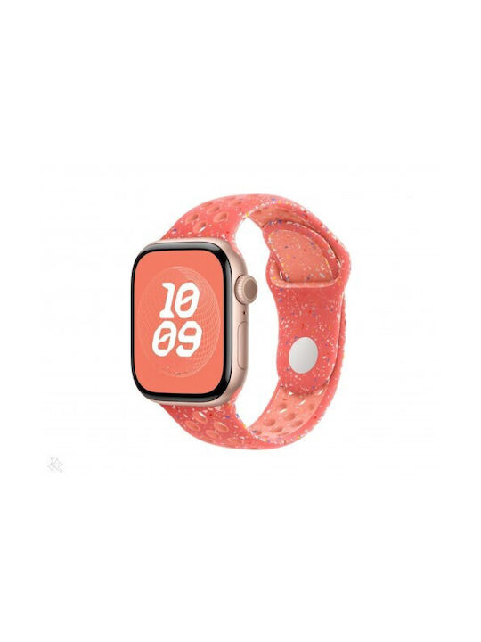 Curea Sport cu Orificii Compatibilă cu Apple Watch 42 mm Seria 10 Apple Watch SE 40 mm Portocaliu