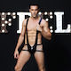 Herren Jockstrap Schwarz