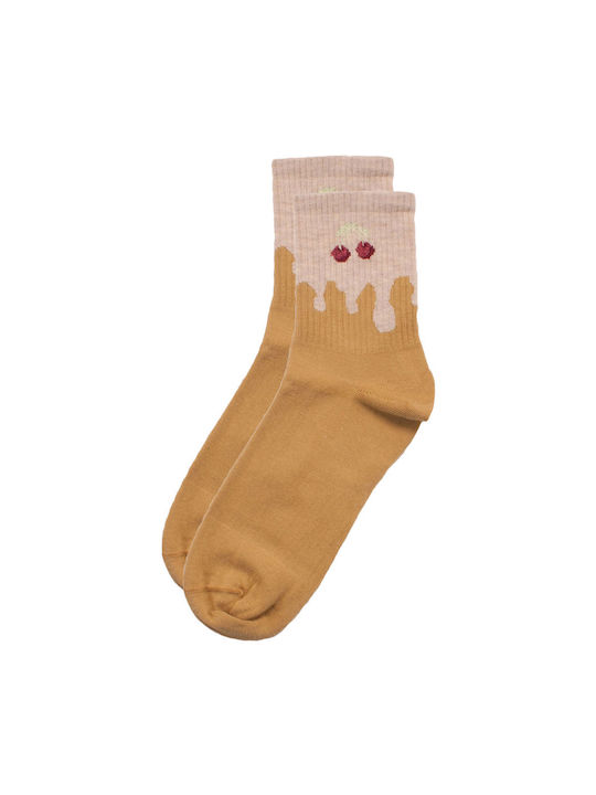 Livoni Women's Socks Mustard