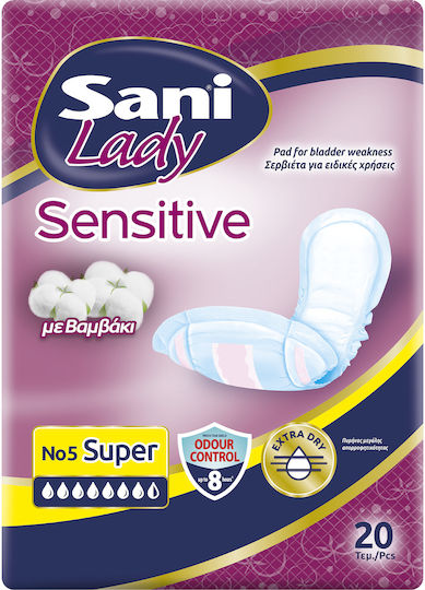 Sani Lady Super Women Incontinence Pads 240 Pieces
