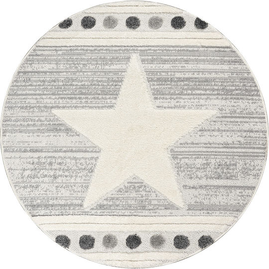 Beauty Home Kids Rug Grey 160x160cm Thickness 20mm 9559-F160