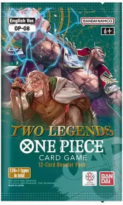 One Piece TCG Zwei Legenden Booster Pack 12 Karten OP-08