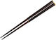 Chopsticks Χειροποίητα Ξύλινα Λάκα Μαύρα Σχέδιο 24 Εκατ 2 Τμχ Classic