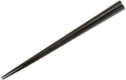 Chopsticks Χειροποίητα Ξύλινα Λάκα Μαύρα 24 Εκατ 2 Τμχ Kenro
