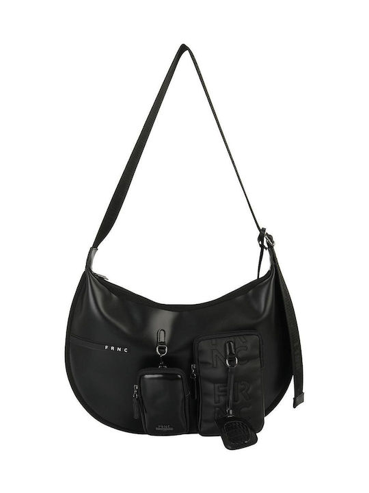 FRNC Damen Tasche Schulter Schwarz