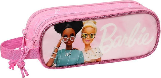 Safta 812310513 Barbie Girl Stoff Federmäppchen Pink