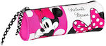 Safta 811513026 Minnie Mouse Stoff-Federmäppchen Rosa