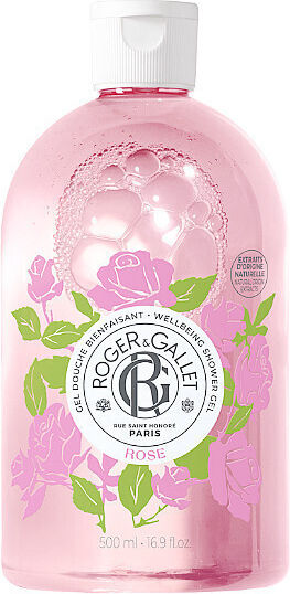 Roger & Gallet Rose Bubble Bath Gel with Aloe Vera & Rose Scent 500ml