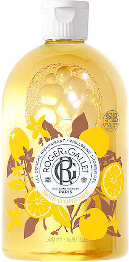 Roger & Gallet Bois D'orange Gel Bubble Bath with Moisturizing Glycerin 500ml
