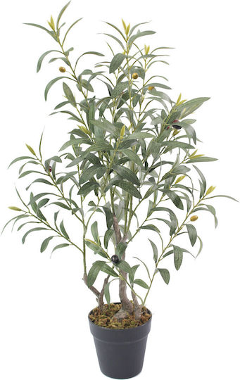 Plantă Artificială în Ghiveci Olive Green 85cm Jardi