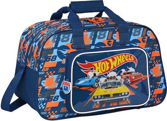 Safta Hot Wheels Speed Club Sack Voyage Blue Fabric L40xW24xH23cm