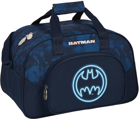 Safta Batman Legendary Σακ Βουαγιάζ Μπλε Υφασμάτινο Μ40xΠ24xΥ23εκ.