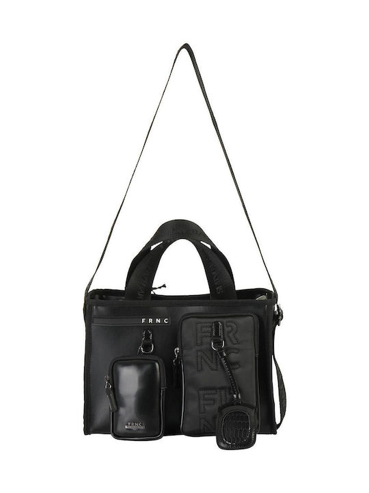 FRNC Damen Tasche Schulter Schwarz