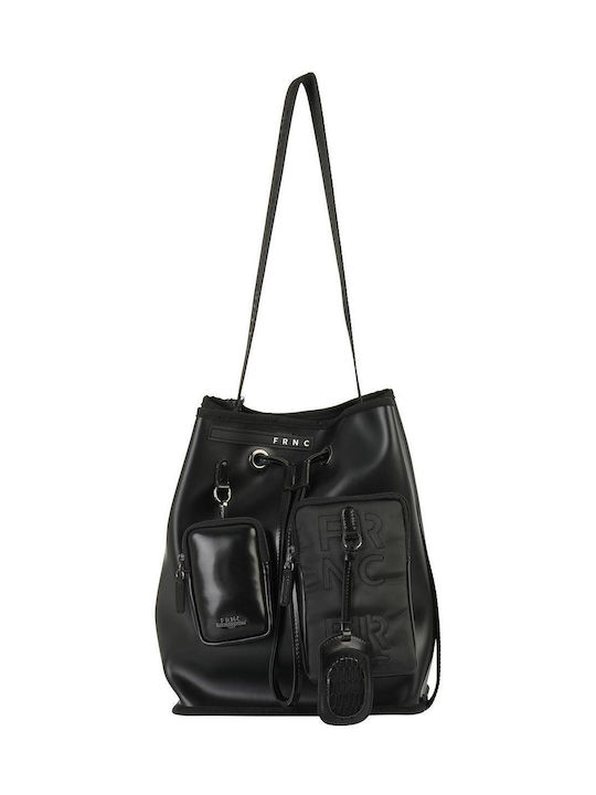 FRNC Damen Tasche Schulter Schwarz