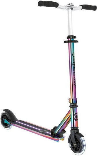 Globber Scuter Copii Pliabil Flow Element Lights 2 Roți Pentru 5+ Ani Neochrome