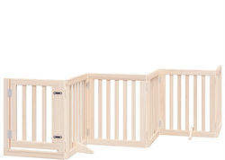 vidaXL Wooden Dog Divider with 6 Panels 300x60x...