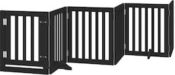 vidaXL Wooden Dog Divider with 6 Panels 300x60x...