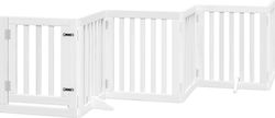 vidaXL Wooden Dog Divider with 6 Panels 300x60x...