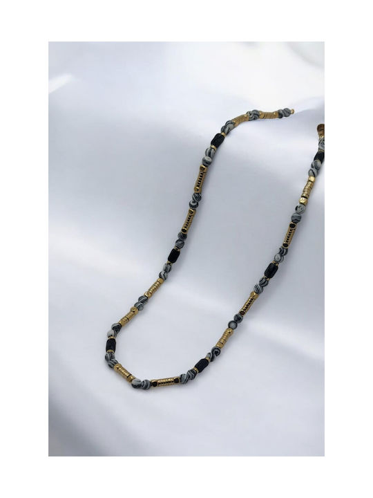 Necklace from Gold Plated Steel