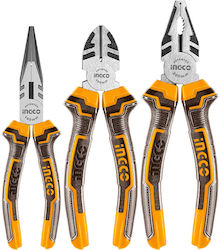Ingco Set De Clești Lungime 203.2mm 3 Bucăți HKPS08318