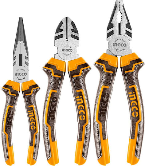 Ingco Pliers set Length 203.2mm 3pcs