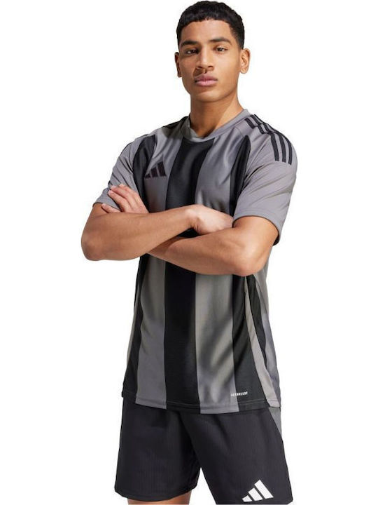 adidas Striped 24 Aeroready Спортна тениска Черен