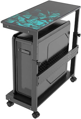 Eureka Ergonomic Floor Computer Stand with Casters Gray (22.03.0014)