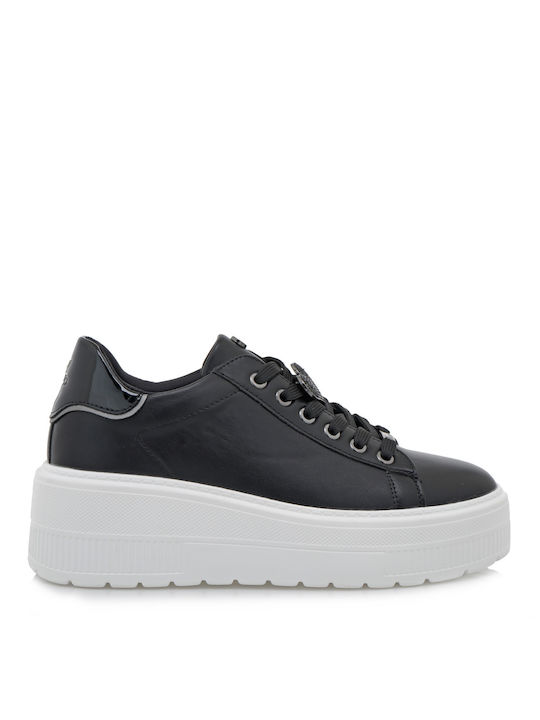 JK London Femei Sneakers NEGRU